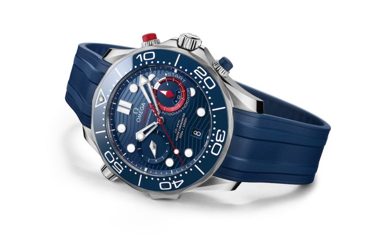 歐米茄推出全新海馬Seamaster Diver 300M 美洲盃計時碼錶