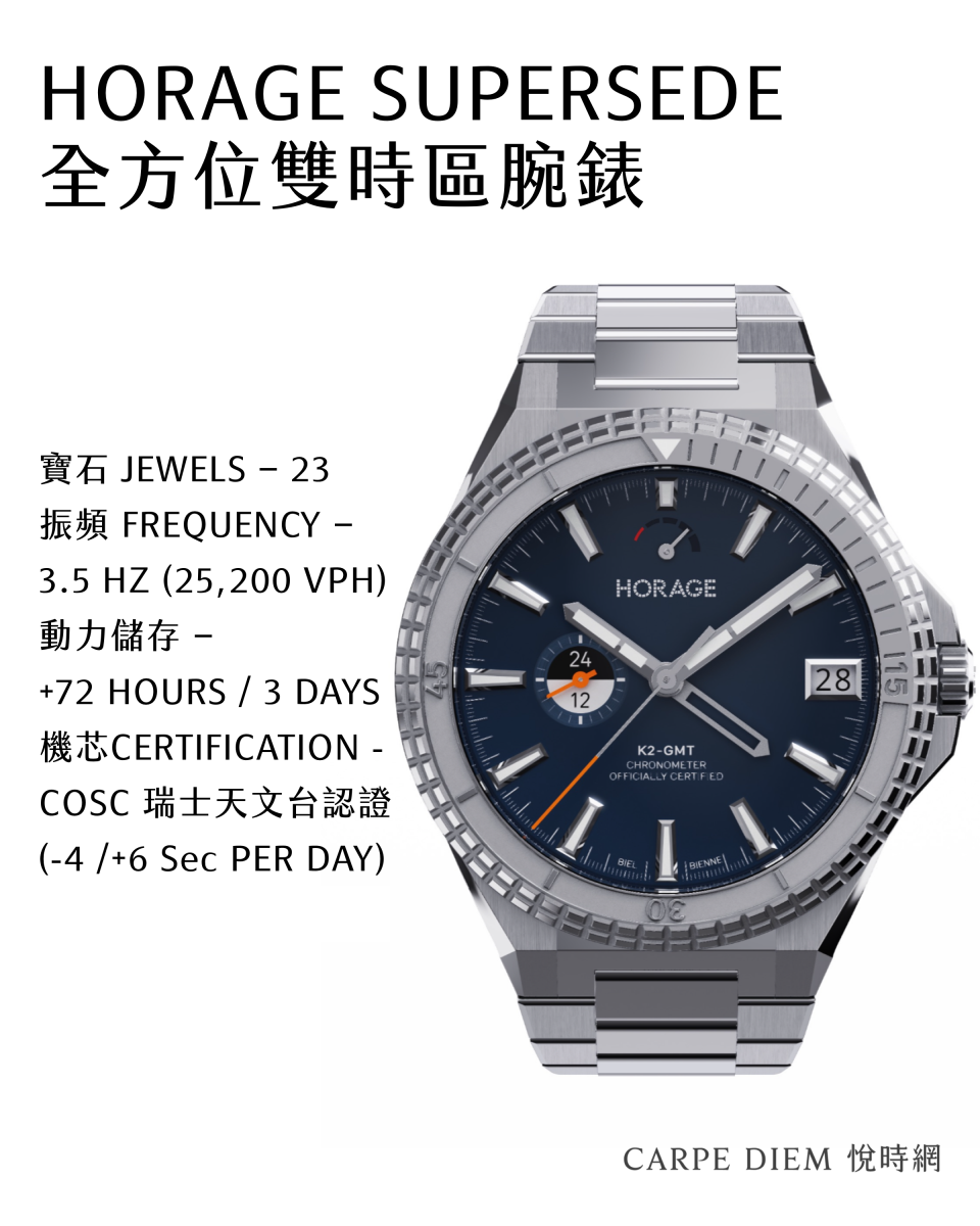 HORAGE SUPERSEDE 打破微型自動盤界限的K2機芯- Carpe Diem 悅時網