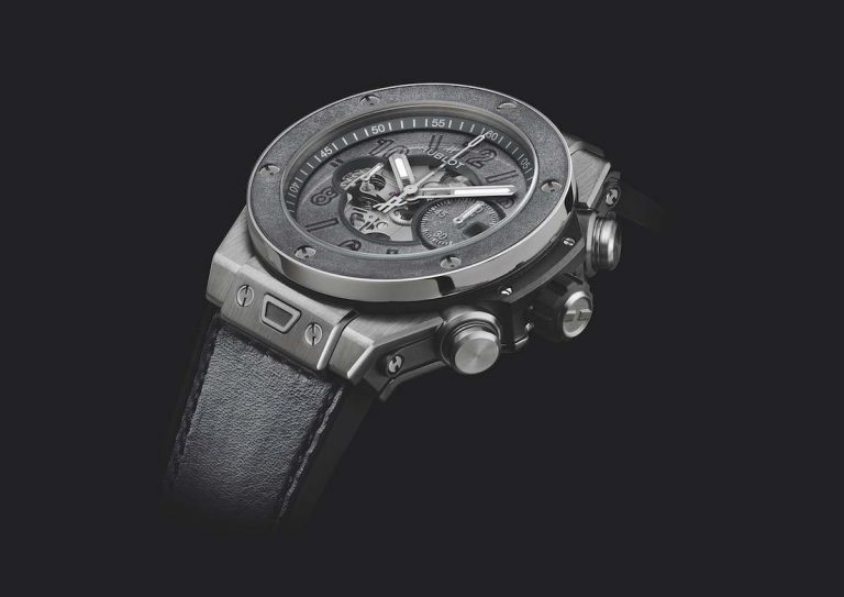HUBLOT Big Bang Unico Berluti 冷灰計時碼錶 末世未來感的巴黎工業風