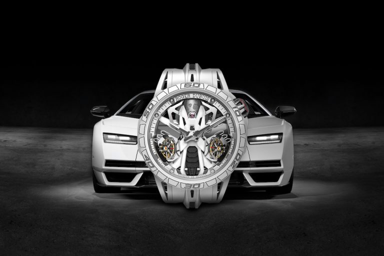 Roger Dubuis Excalibur Spider Countach DT/X 傾置雙飛行陀飛輪腕錶