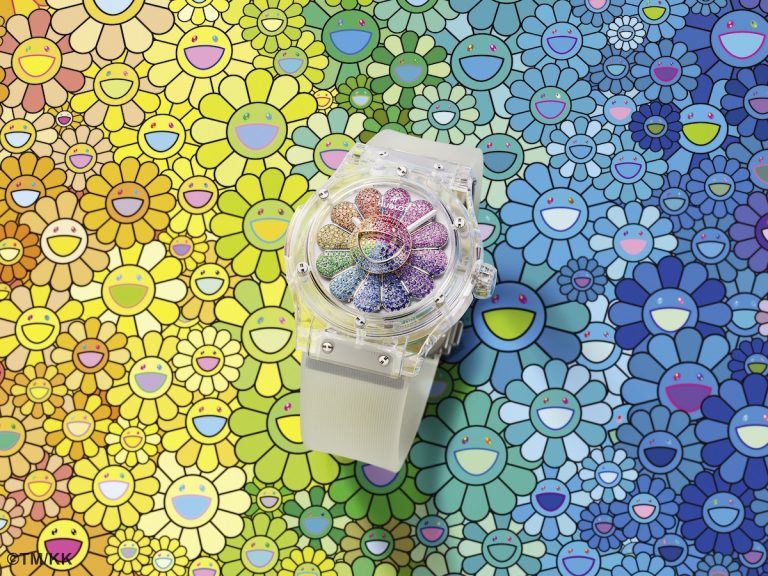 宇舶x村上隆第二彈 經典融合系列藍寶石彩虹腕錶