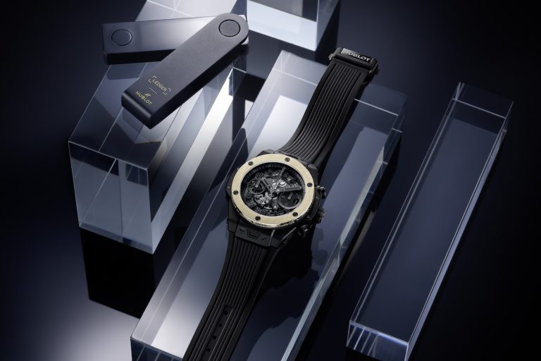 進軍加密貨幣市場 Hublot 攜手Ledger Big Bang Unico 琥珀金腕錶