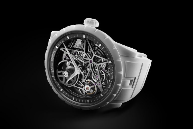 Roger Dubuis 純淨皓白的時計傑作 Excalibur Monobalancier