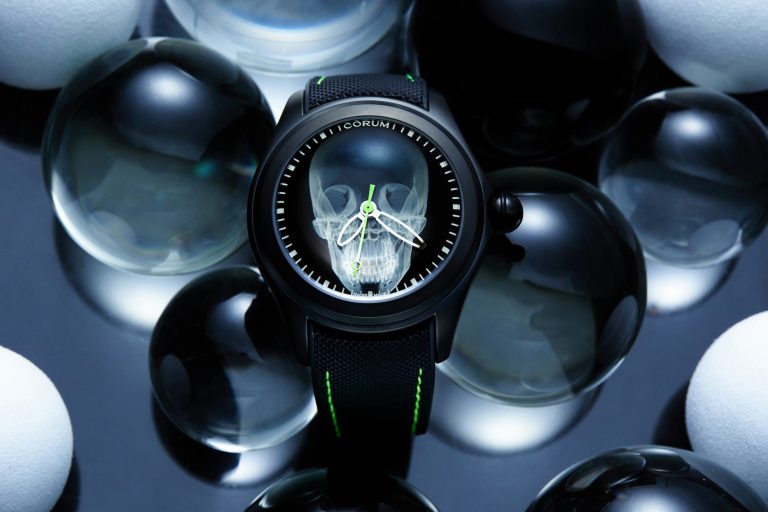 Corum 崑崙錶全新第二代 ￼Bubble 47 Skull X-Ray 泡泡系列骷髏頭腕錶￼