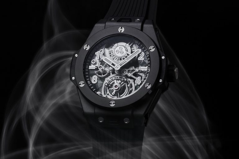 HUBLOT Big Bang 魔力黑陀飛輪腕錶￼