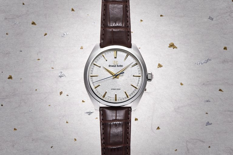 以和紙「錦織」紋路 Grand Seiko「錦Nishiki」台灣限定款