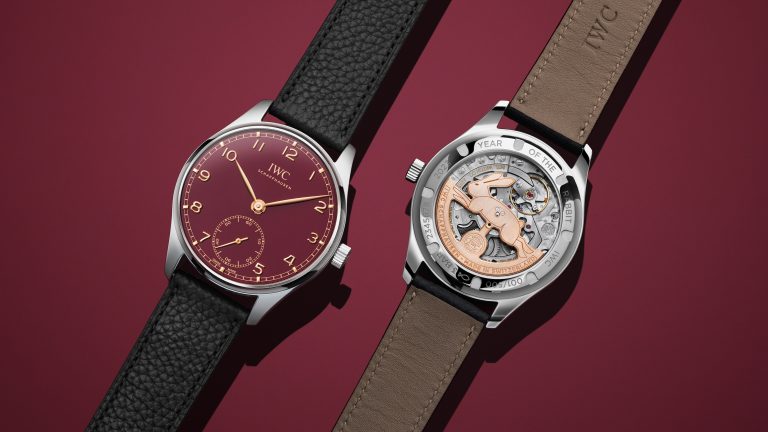 IWC 喜迎水兔年 酒紅色葡萄牙系列自動腕錶