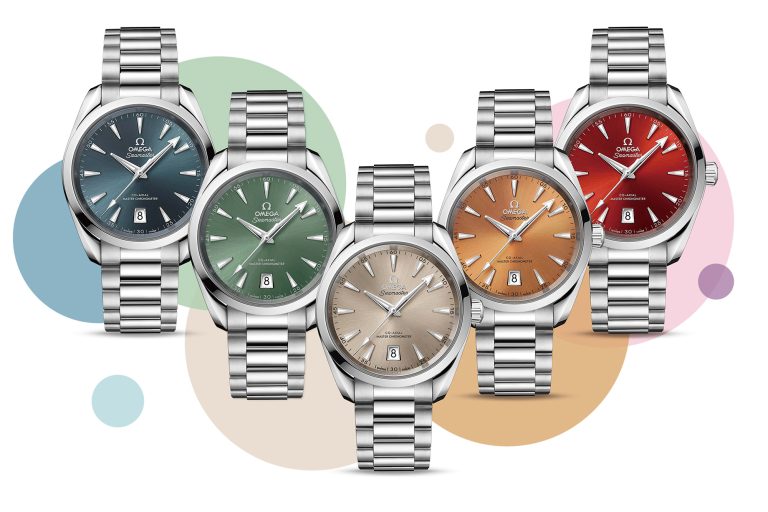 繽紛色彩襲捲海馬 Omega Aqua Terra Shades系列