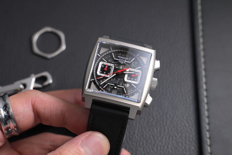 方形經典、鏤空亮相：TAG Heuer Monaco鏤空計時腕錶