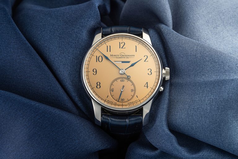 德式工藝鮭魚面：Moritz Grossmann Benu動力儲存腕錶限量款