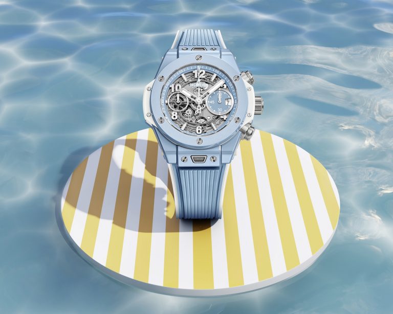 夏日渡假Quiet Luxury 首選 HUBLOT BIG BANG UNICO 天空藍陶瓷計時碼錶