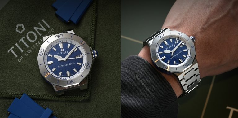 上手！TITONI梅花全新CERAMTECH動力陶瓷腕錶