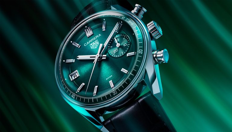 [LVMH Watch Week] TAG Heuer泰格豪雅驚艷新作/ Carrera 計時腕錶湖水綠款/ Carrera Plasma 前衛黃鑽日期腕錶/ Aquaracer Professional 200 Solargraph 太陽能腕錶