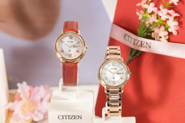 CITIZEN 新出三款新春紅金色光動能腕錶 攜手韶光女神 Hebe田馥甄 陪伴女性錶友開啟新的一年