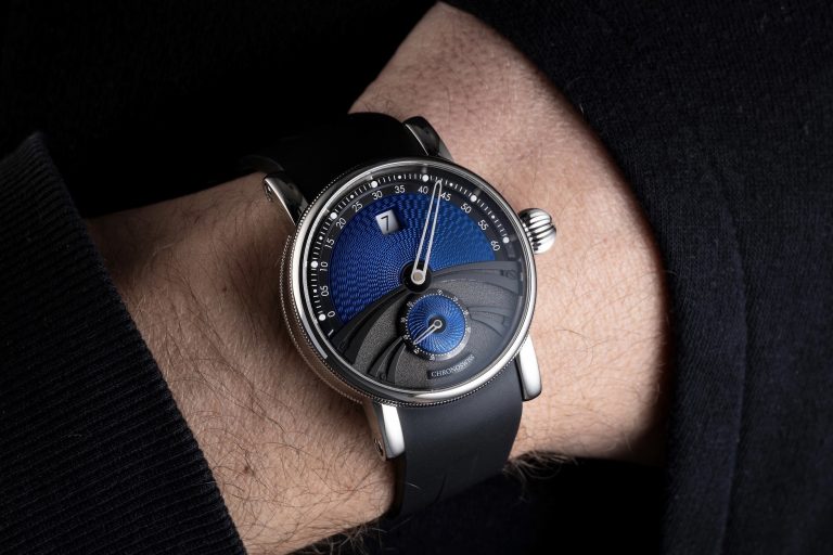 藍寶石機刻雕花 Chronoswiss 德爾菲藍色之魅Delphis Sapphires