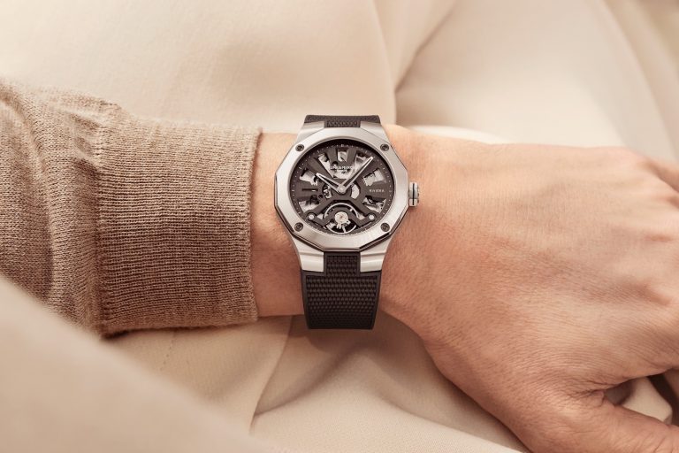 [W&W 2024] Baume & Mercier 多重面貌利維拉系列 黑面全鏤空/ Maréographe 潮汐顯示/ 鈦金屬圈日曆腕錶