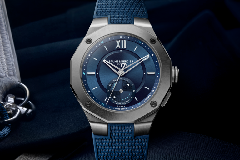 [W&W 2024] 蔚藍海岸色彩利維拉 Baume & Mercier 名士錶TIDEOGRAPH 潮汐顯示腕錶