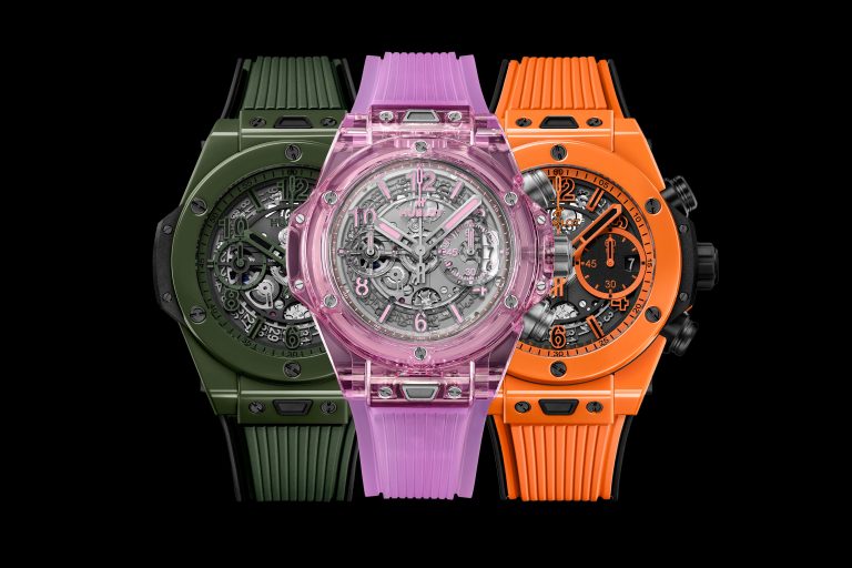 [W&W 2024] HUBLOT宇舶錶紅藍寶石、傲然橘、墨綠陶瓷 Big Bang Unico計時腕錶