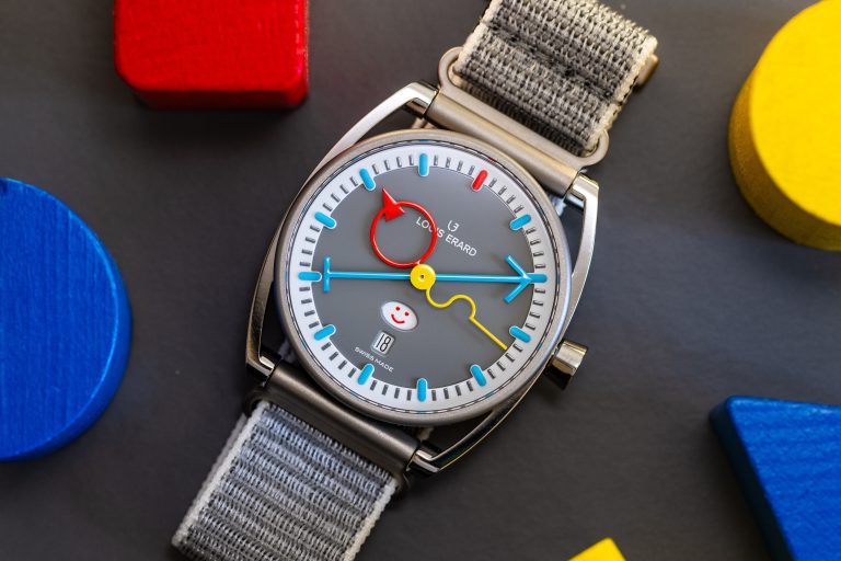 在腕錶上表現每天不一樣的心情 7種emoji視窗 LOUIS ERARD X ALAIN SILBERSTEIN SMILE-DAY