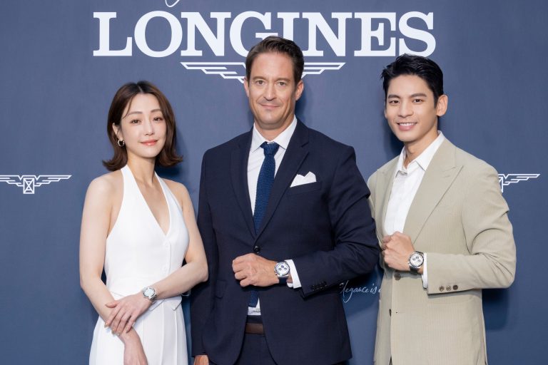 板橋大遠百浪琴名品店開幕 品牌好友林柏宏、優雅女星謝欣穎攜手演繹全新征服者系列腕錶
