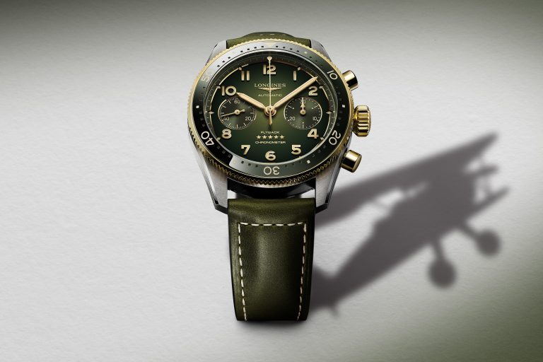 專屬LONGINES x TAIPEI 101 聯名飛行小熊限定登場 SPIRIT FLYBACK 先行者系列飛返計時18K金腕錶