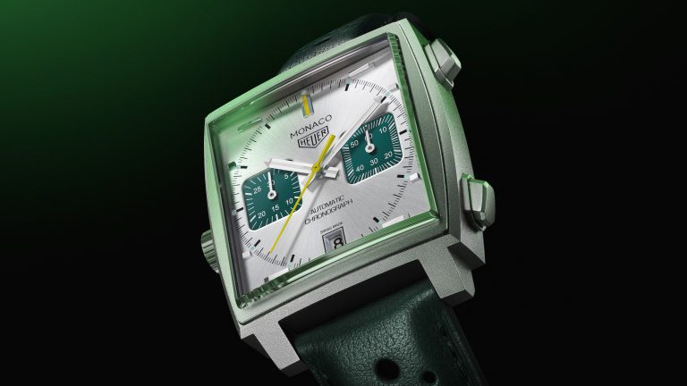 開啟賽車傳承新篇章 TAG Heuer Monaco 計時腕錶賽車綠限量版