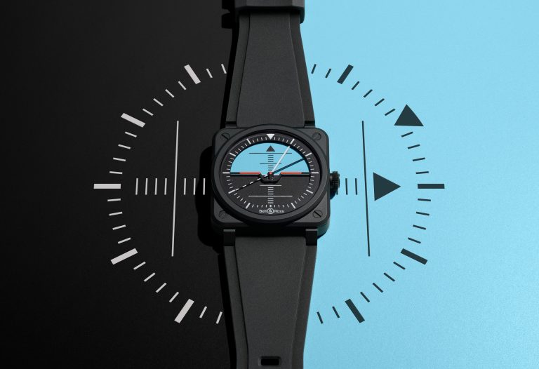 Bell & Ross 全新「人工地平儀」設計 飛行腕錶 BR-03 Horizon