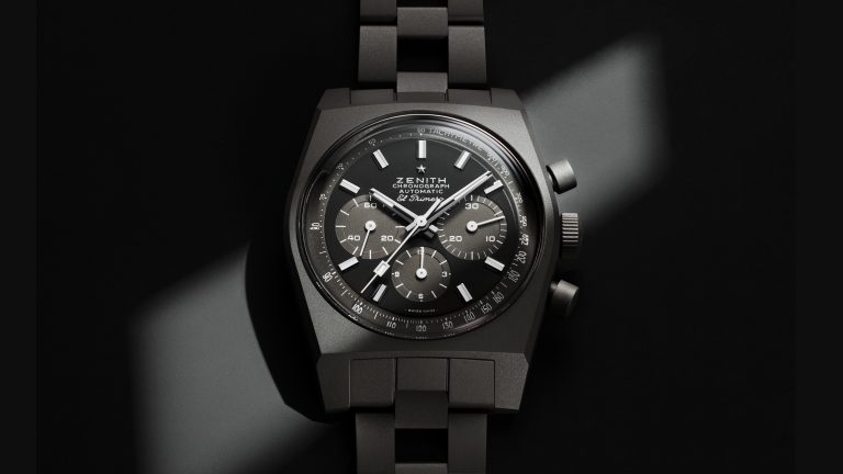 霧面鈦金屬梯形錶鍊登場 完美搭配真力時Chronomaster Revival 復刻版腕錶