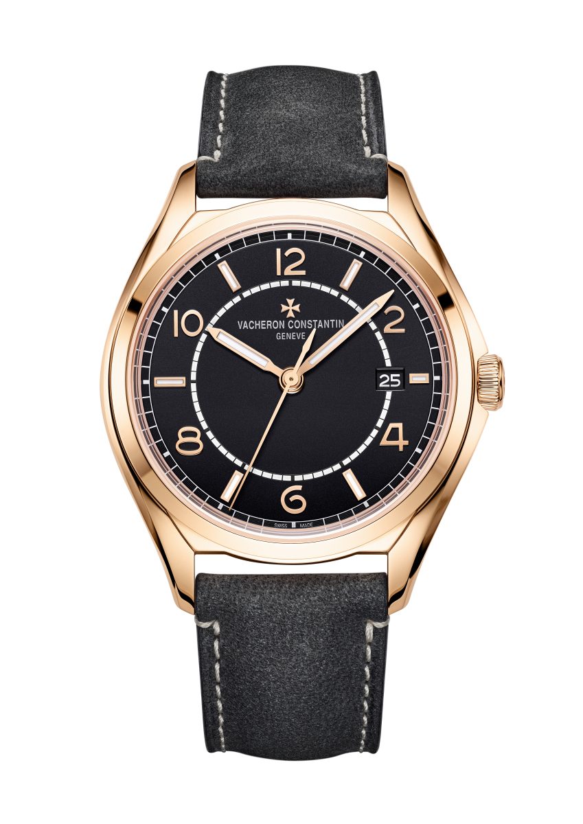 W&W Shanghai] 江詩丹頓全新Fiftysix®系列粉紅金錶殼搭配黑色