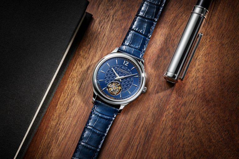 蕭邦 白金蜂巢面盤 L.U.C XPS Tourbillon Volant 限量超薄飛行陀飛輪腕錶