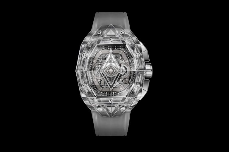 116個切面建構於42毫米錶殼之上 HUBLOT SPIRIT OF BIG BANG SANG BLEU 計時碼錶限量款