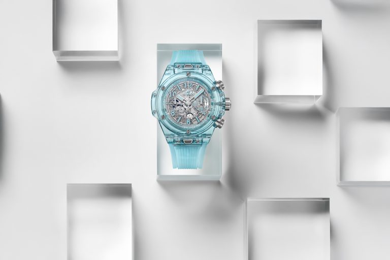 Hublot Big Bang Unico 湖水藍寶石計時碼錶 藍寶石材質的未來之作 科技與自然奇景的完美融合