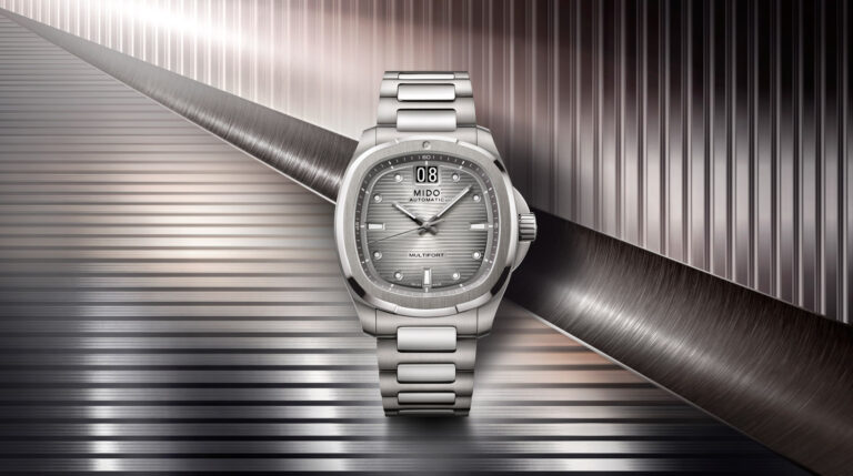 MIDO 美度表全新 Multifort TV Big Date Titanium 鈦金腕錶 輕盈鈦金屬以時間淬煉力量 科技外型詮釋現代層次之美 百貨周年慶活動登場 限時禮遇同步開跑
