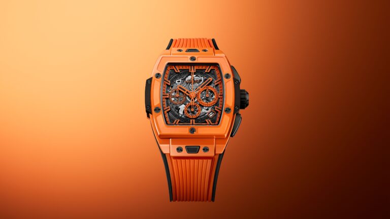 HUBLOT SPIRIT OF BIG BANG 亮彩橘燃燒未來感的高能量陶瓷時計