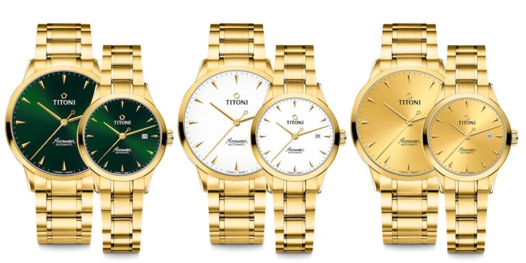 TITONI Airmaster金色光芒，職人手上的永恆信念