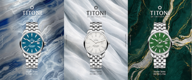 精準之巔 TITONI 大師系列甲板紋新作，瑞士天文台認證的極致表現