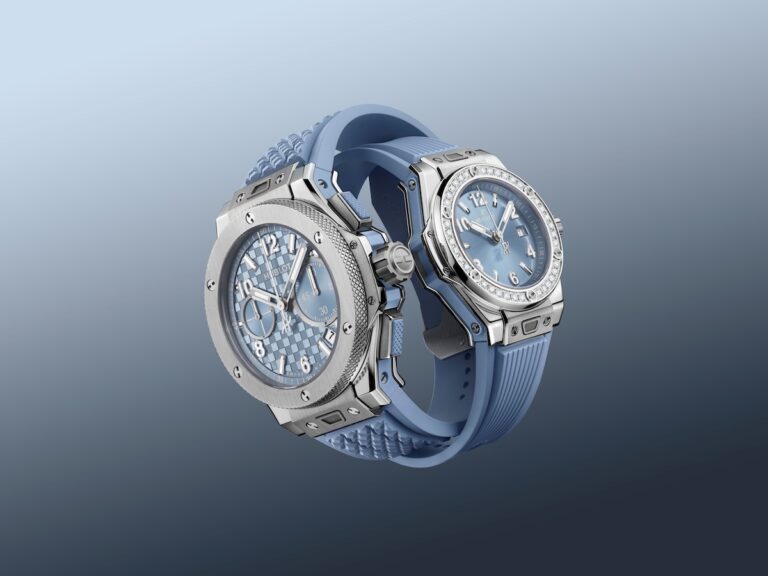 跨越正裝與運動的界限 HUBLOT 礦質灰藍系列，重塑當代男女腕間風格